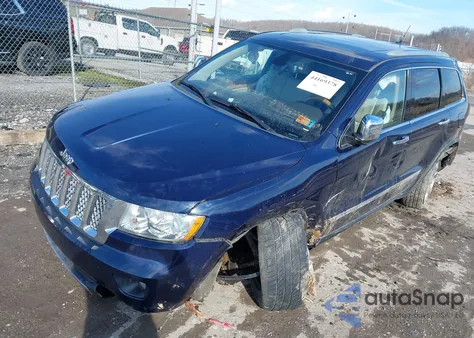 2012 Jeep Grand Cherokee Overland z USA, uszkodzony, nr VIN 1C4RJFCG8CC312358